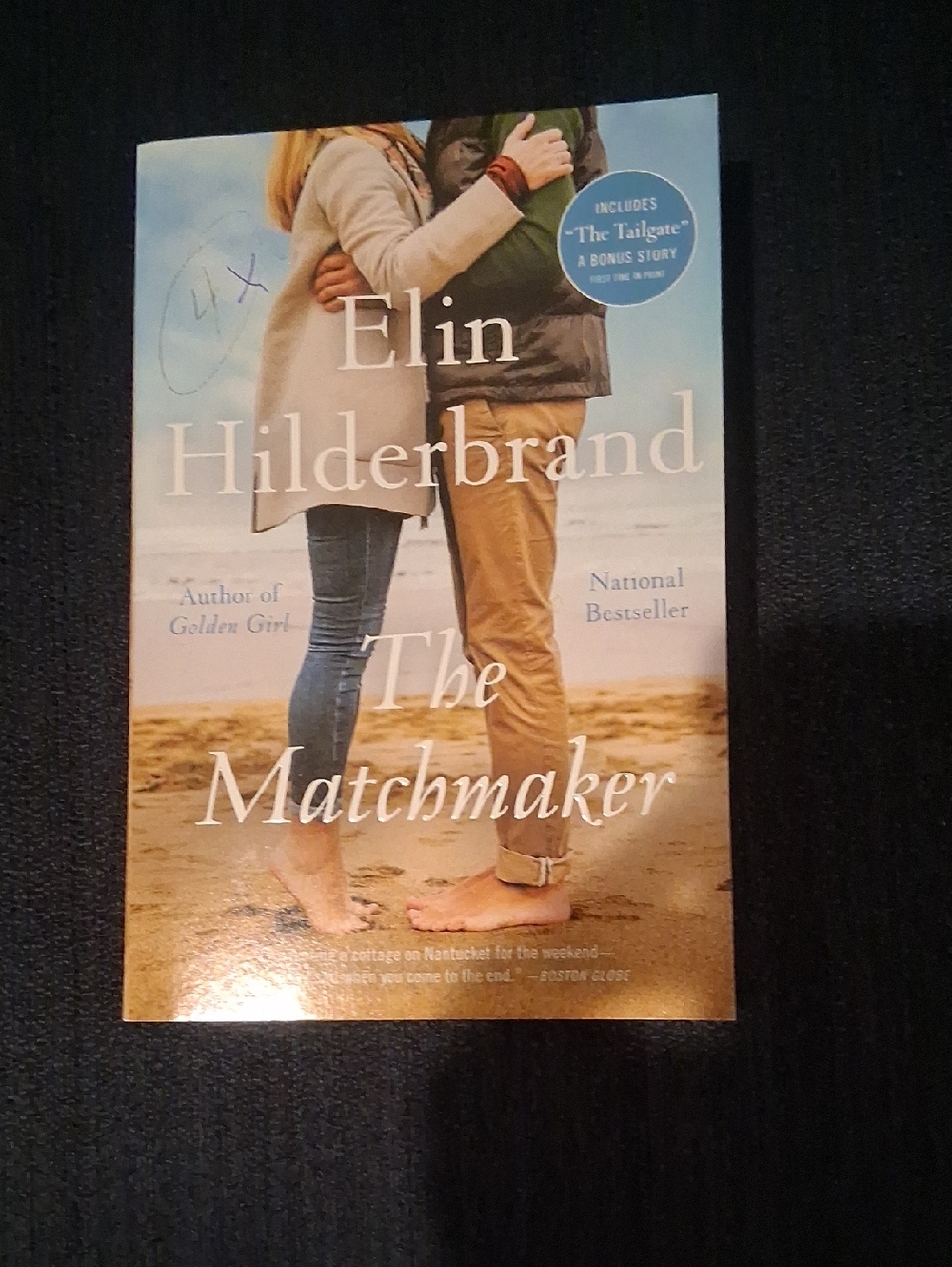 Elin Hilderbrand "The Matchmaker" Paperback - Blue, Tan